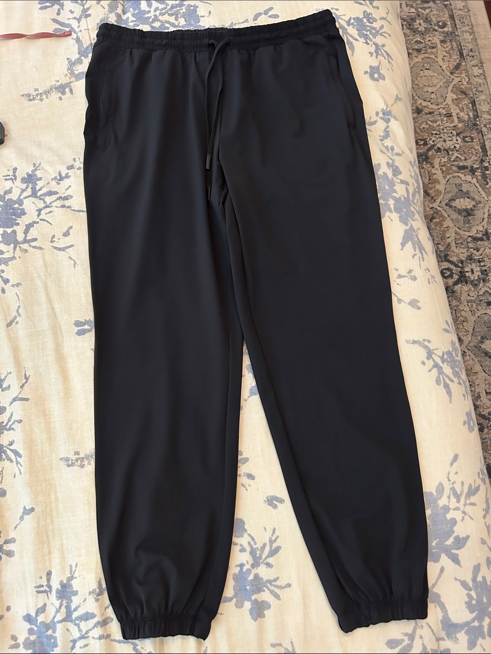 Fabletics Black Joggers with Drawstring Waist